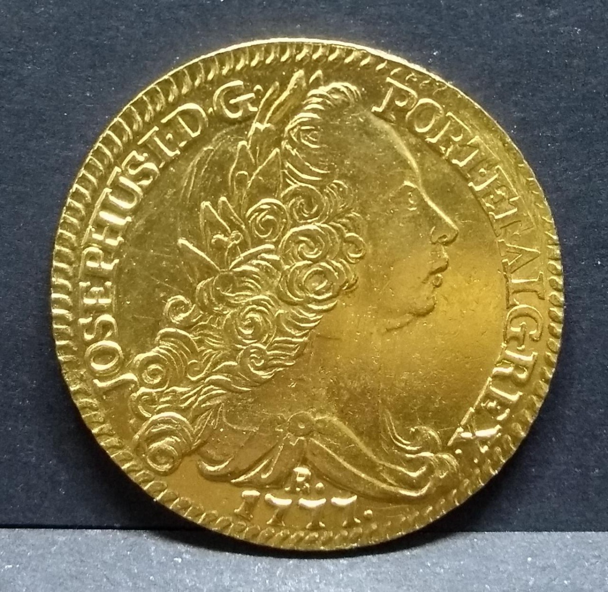 MOEDA BRASIL 1777 R 6400 REIS JOSEPHUS I LINDA PEÇA D