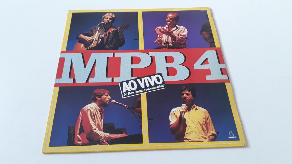 VINIL LP MPB4 Ao Vivo do Show Amigo é Pra Essas Coi