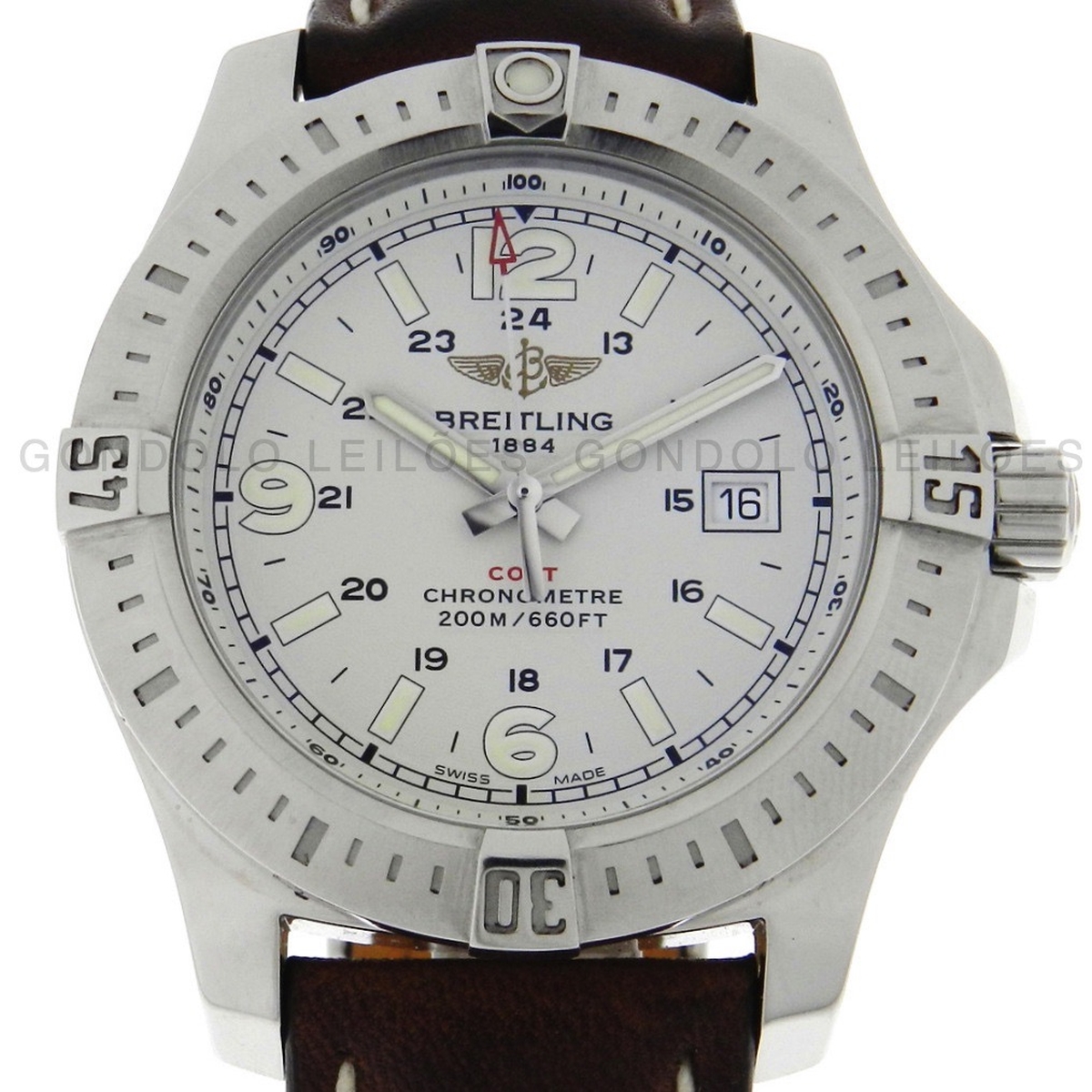 Rel Gio Breitling Colt Caixa Em A O Pulseira Em Cou