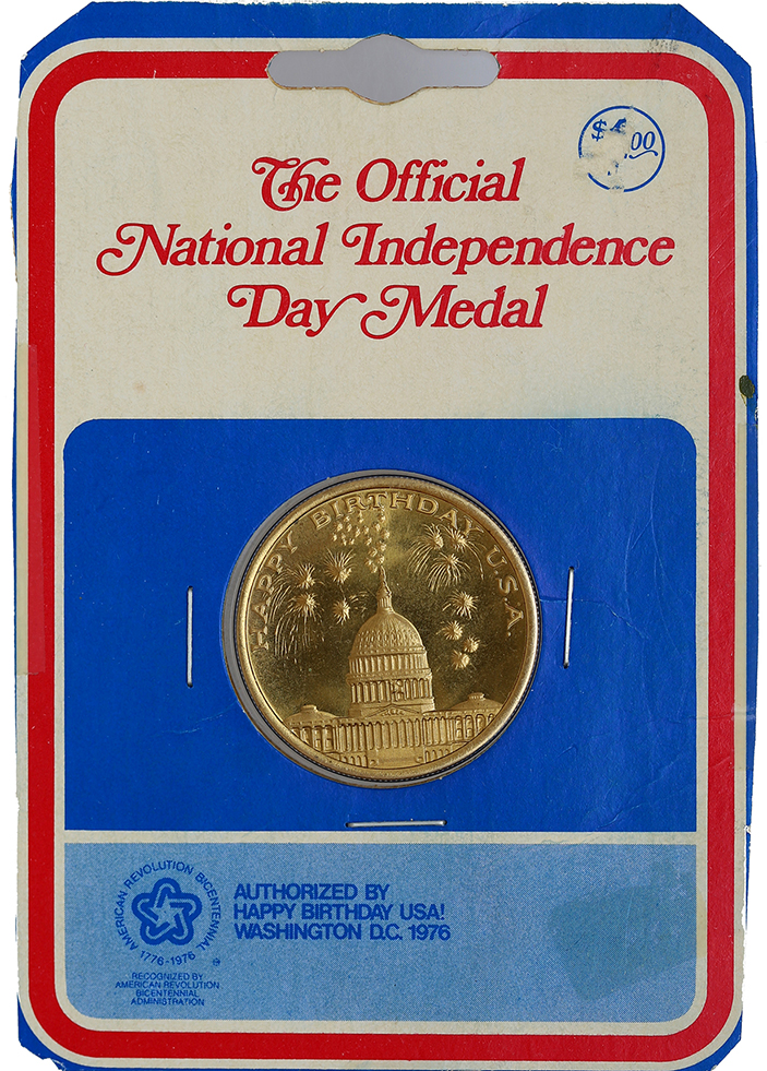 Medalha Do Dia Da Indpened Ncia Americana Bron