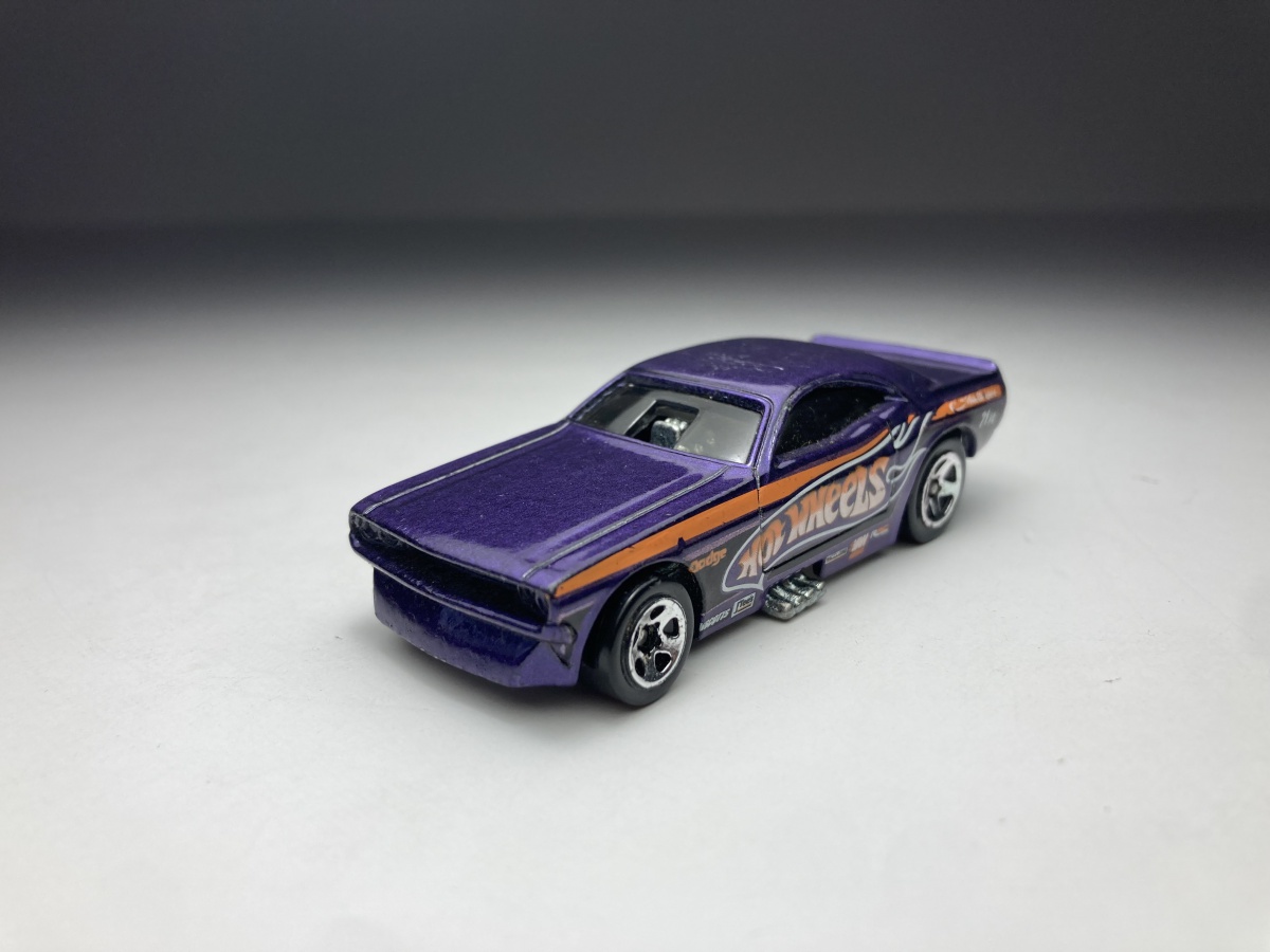 Dodge Funny Car Roxo Pintura Ruim Hot Wheels Escala