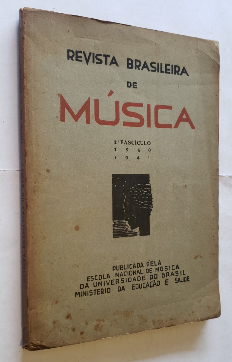 REVISTA BRASILEIRA DE MÚSICA Volume VII 2º fascículo 1