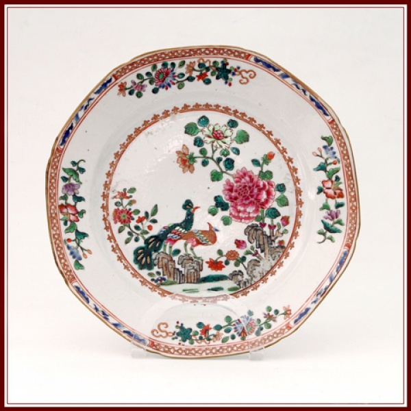 Prato Em Porcelana Japonesa Imari Decora O Floral Em