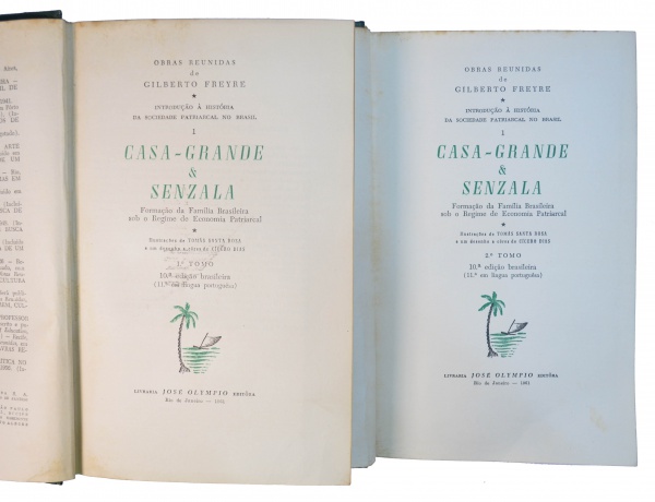 Livro Casa Grande E Senzala De Gilberto Freyre Ano 1