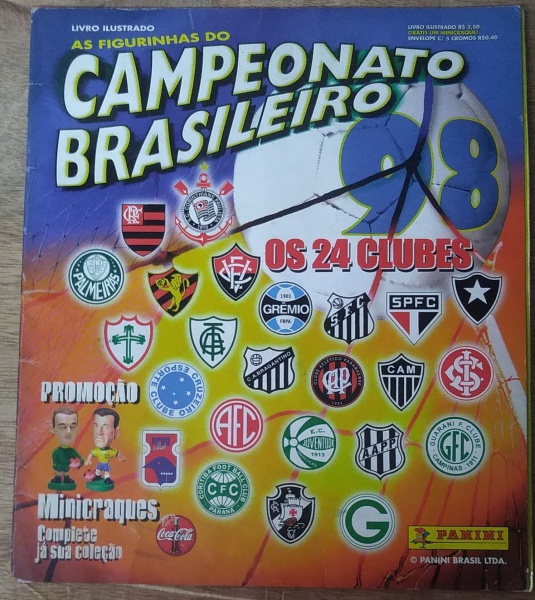 Lbum De Figurinhas Campeonato Brasileiro Vazio