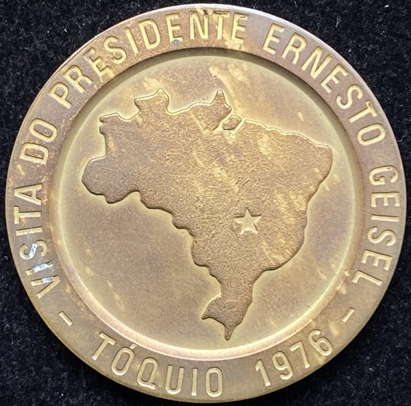 Medalha Do Brasil Visita Do Presidente Ernesto