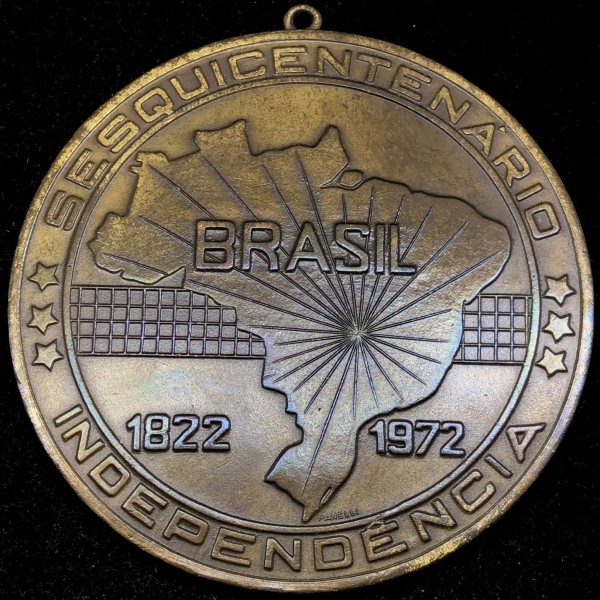 Medalha Do Brasil Sesquicenten Rio Da Independ