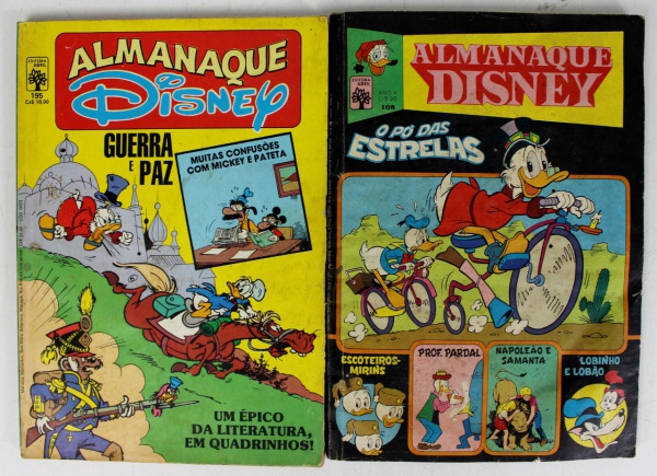 Lote 6 Gibis Disney Editora Abril Mickey No Es