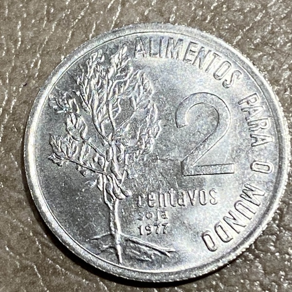 Moeda Do Brasil Centavos Fao Apenas Mi