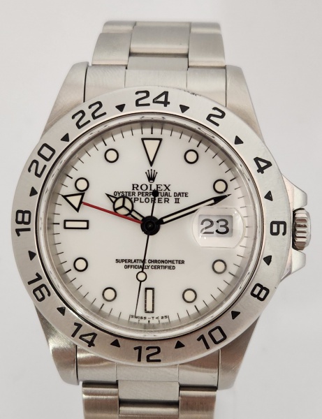 Relógio original Rolex Explorer ll 40mm aço automátic