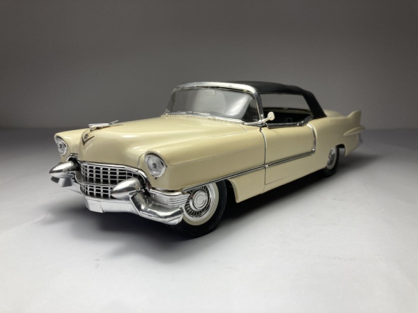 Cadillac 1955 Bege Solido Escala 1 21 Miniatura Em Met