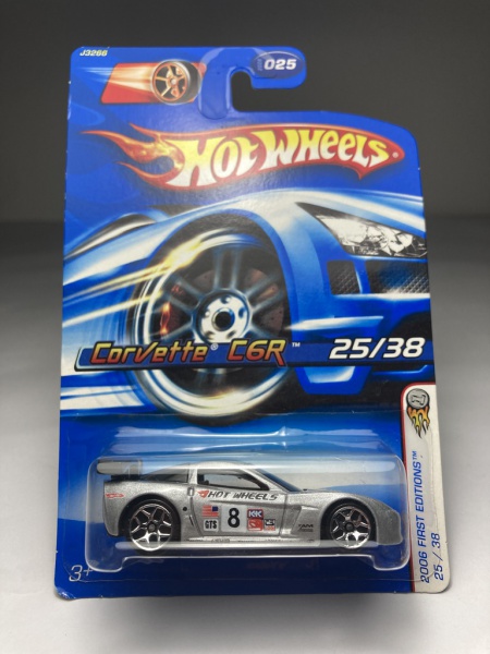 Corvette C R Prata Hot Wheels Escala Miniaturas Em