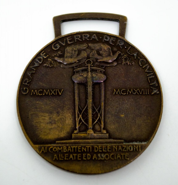 Medalha Italiana Grande Guerra Per La Civilta 1915 19