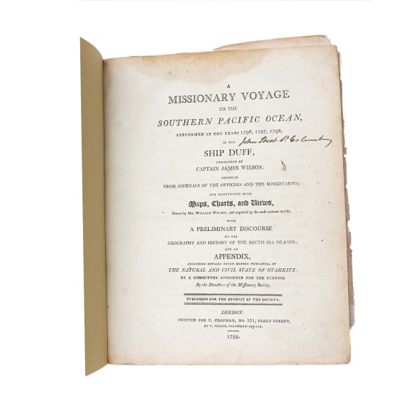 Livro Raro A Missionary Voyage To The Southern Pa