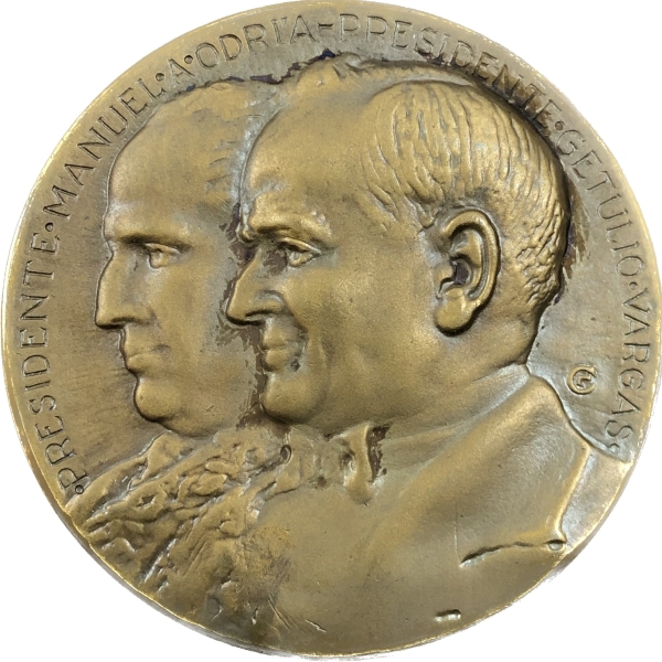 Medalha Do Brasil Visita Do Truman Presidente