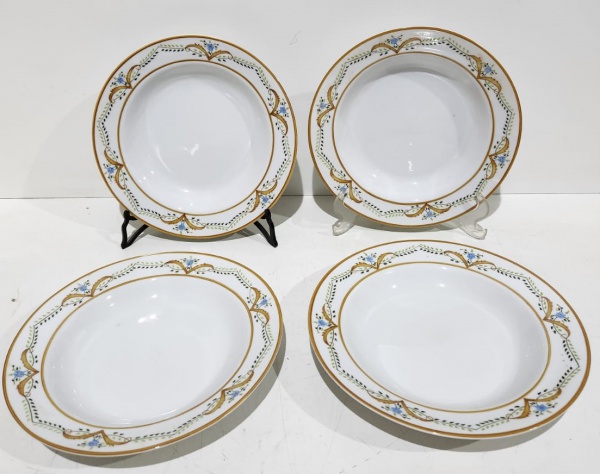 Porcelana Lote Pratos De Sobremesa Em Porcelana