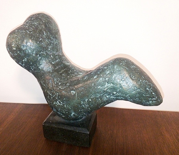 Bruno Giorgi Escultura Em Bronze Torso Alt