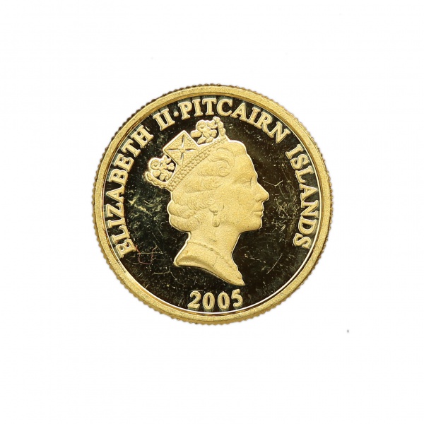 Moeda Das Ilhas Pitcairn 5 Dollars Elizabeth II 2