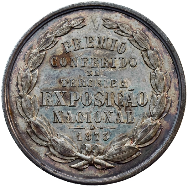 Medalha Do Brasil 1873 Medalha Imperial Dom Pedro