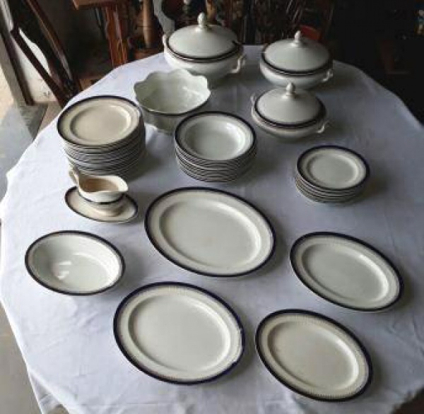 Aparelho De Jantar Em Porcelana Inglesa Woods Sons