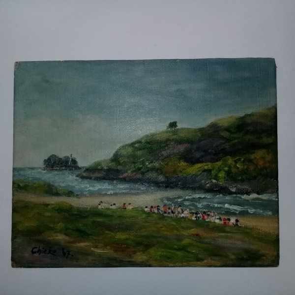 Quadro Leo Sobre Tela Paisagem Sem Moldura X