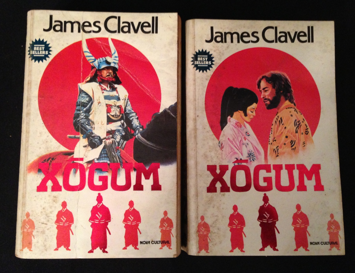 2 livros Xogum autor James Clavell