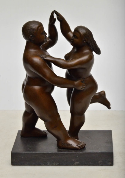 FERNANDO BOTERO (Atribuído) - "Casal dançando",