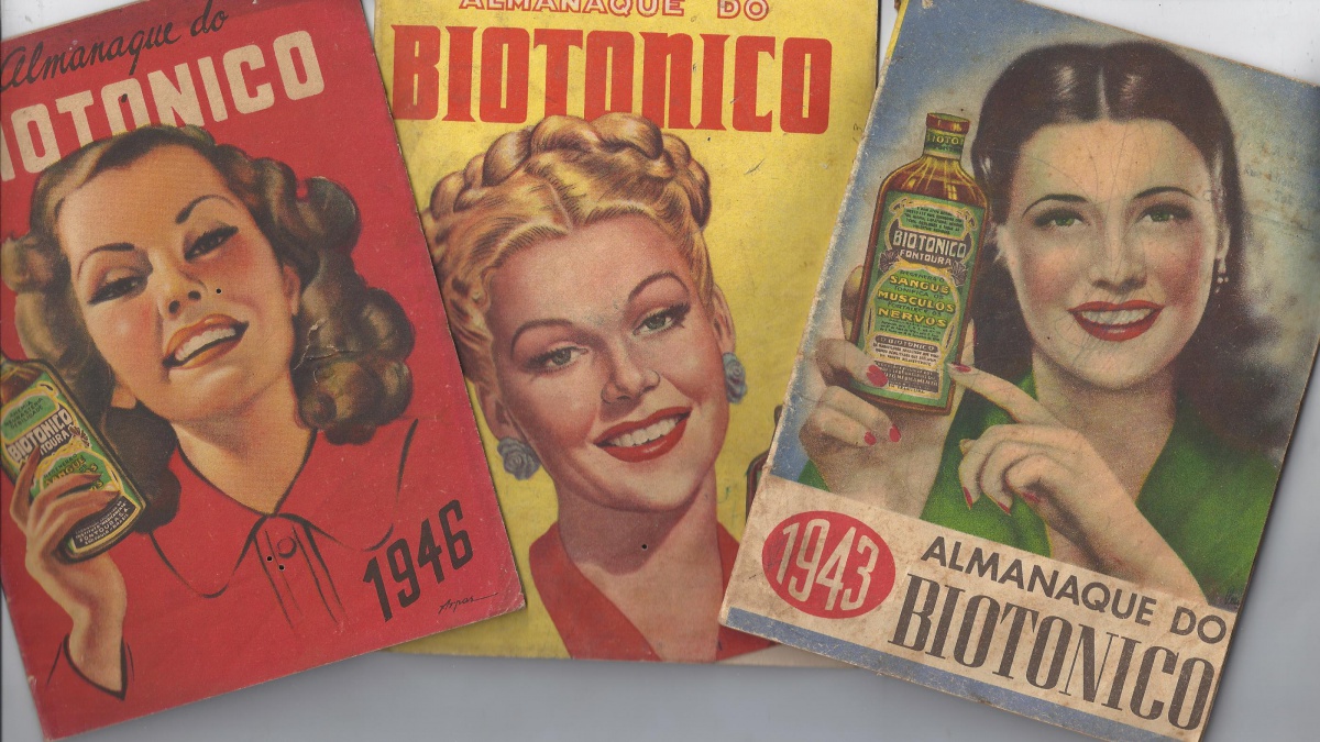 Almanaques Biotonico Fontoura - 1943, 1946 e 194