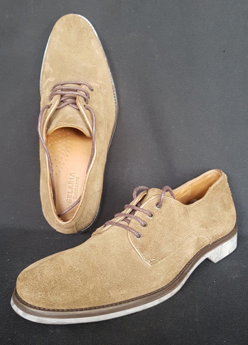 RICHARDS - SELARIA - Sapato social masculino em camurça