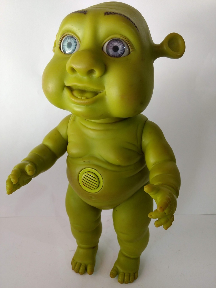 Boneco De Borracha Bebe Do Shrek Da Marca Bandeirantes