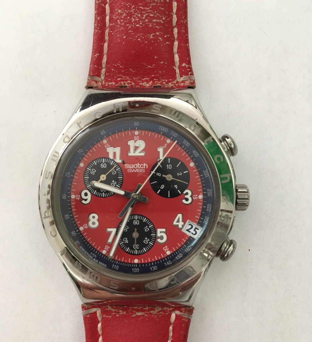 vidro relogio swatch