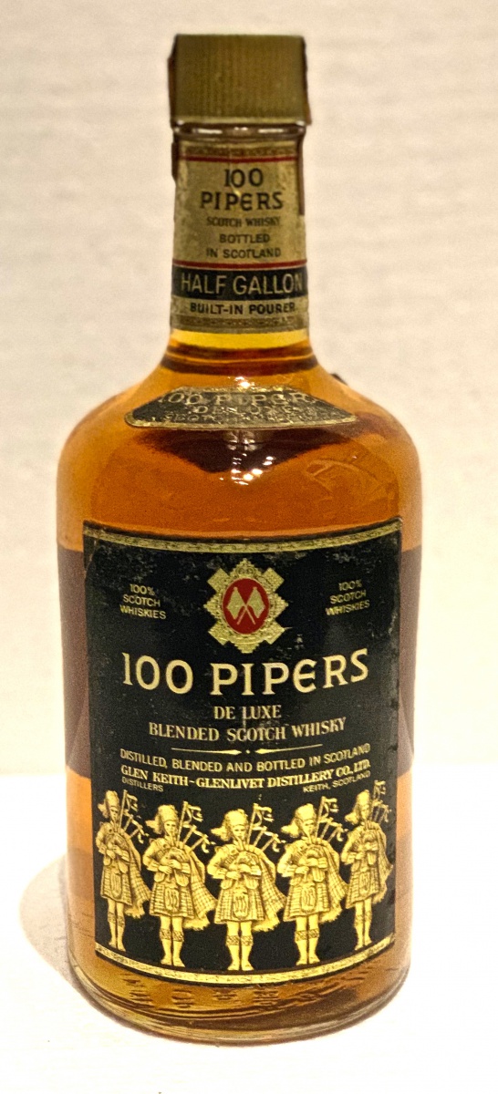 RARÍSSIMO WHISKY DE COLEÇÃO -Seagram's 100 Pipers D