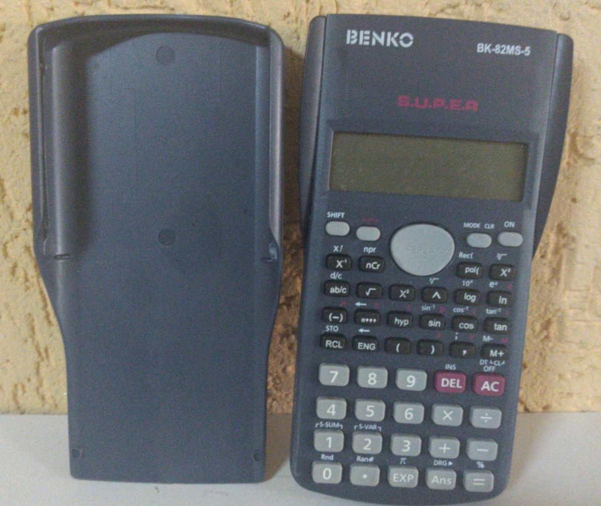 CALCULADORA ELETRÔNICA BENKO - BK 82MS -5, SUPER, Pilha