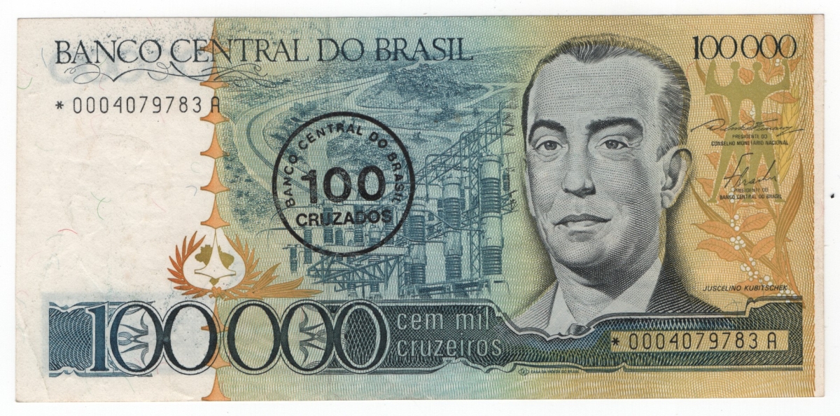 Quanto Vale Uma Nota De 100 Mil Cruzeiros