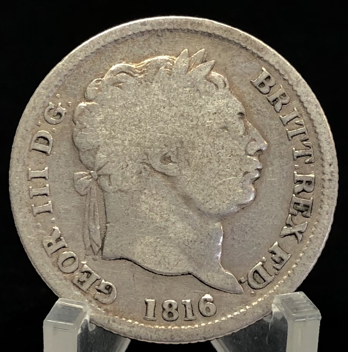 Moeda da Inglaterra 1 shilling 1816 Prata (.925) Moeda da Inglaterra 1 shilling 1816 Prata (.925)