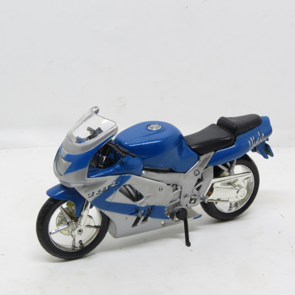 Miniatura mto Kawasaki Ninja ZX-9R azul - Em plástico,