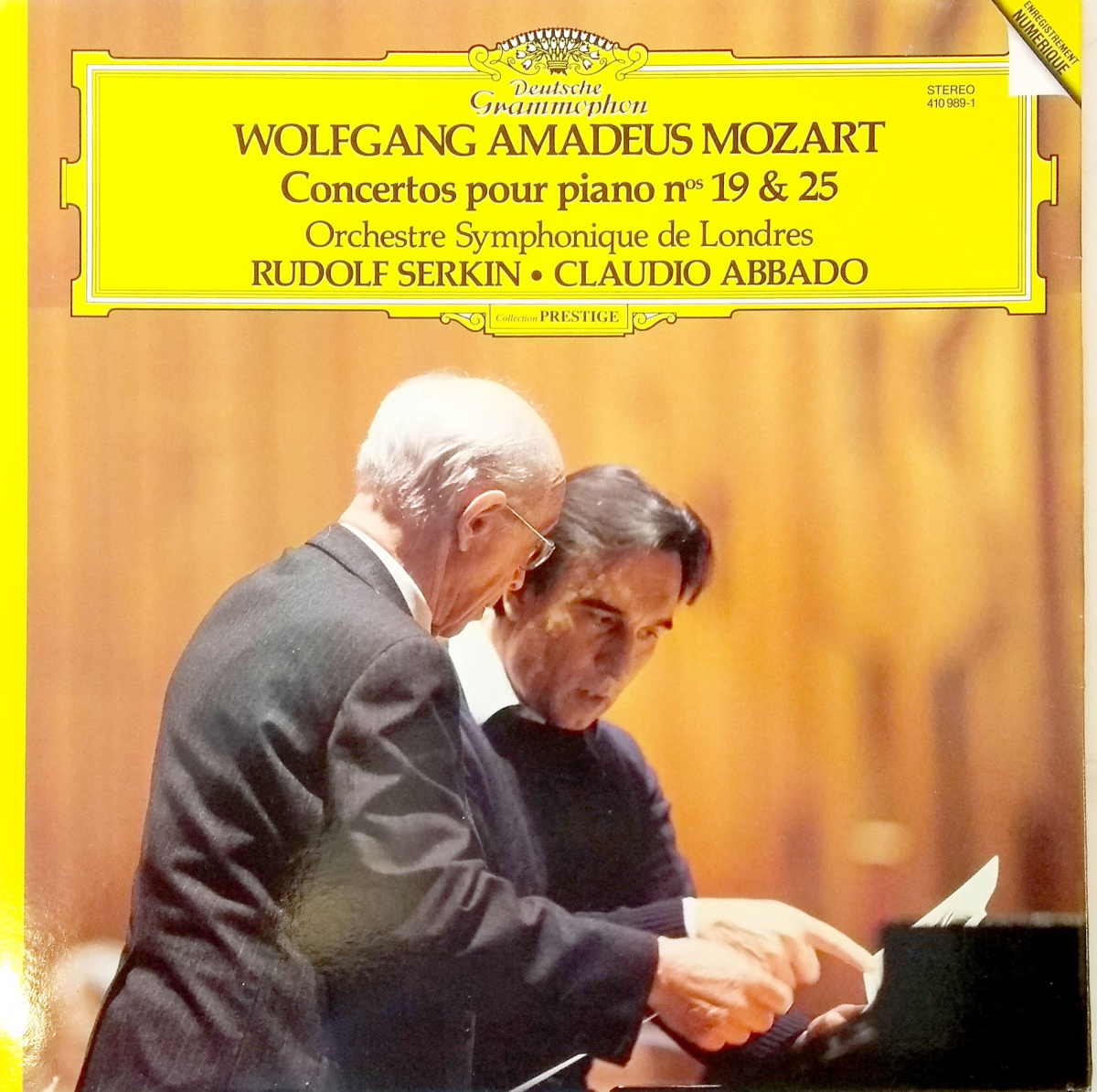 LP. Abbado - Serkin. Wolfgang Amadeus Mozart, Concertos