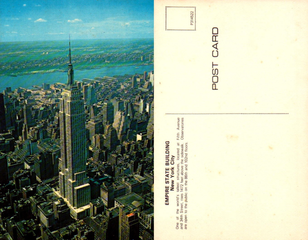 Cartão Postal New York, New York, Estados Unidos. 05 Ca