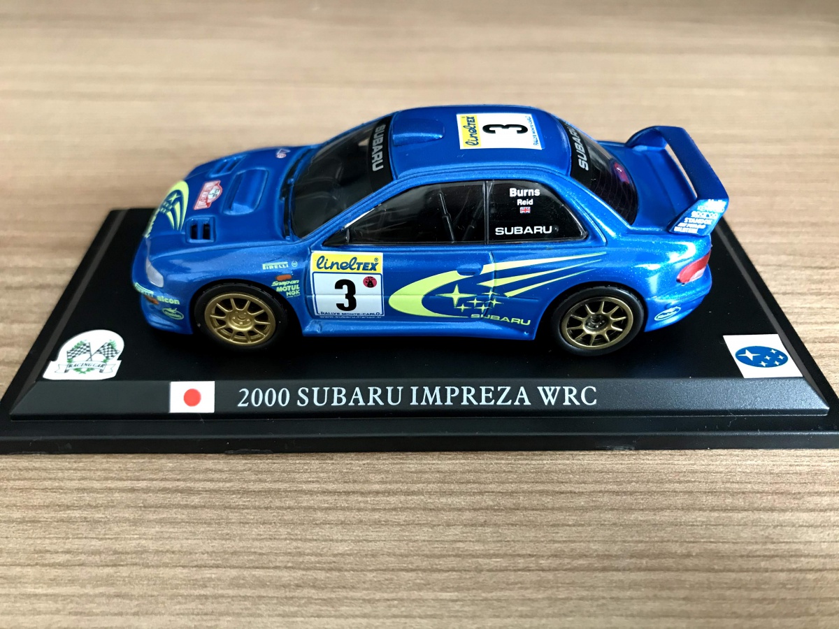 SUBARU Impreza WRC 1/43 ミニカー Miniatura Subaru Impreza WRC. Escala 1/43, aprox. 10cm.
