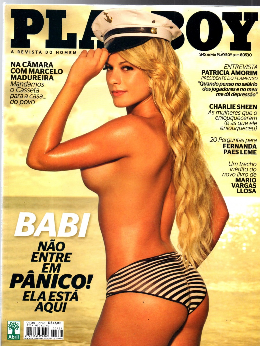 Revista PLAYBOY BABI não entre em PÂNICO ela está aqui