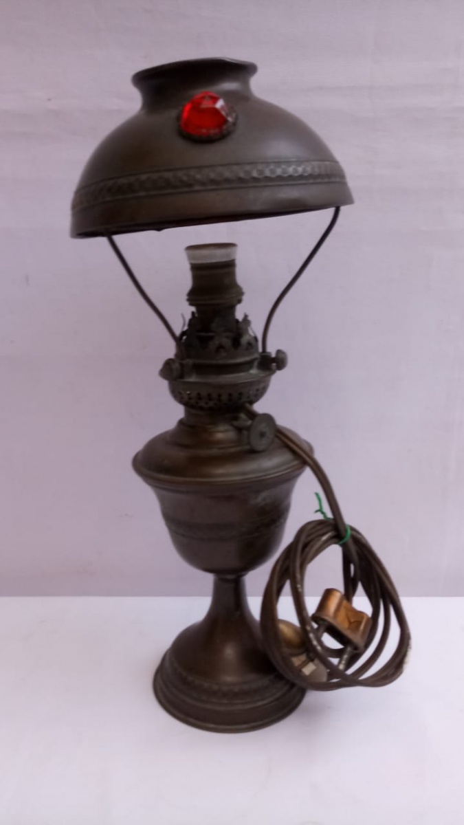 Luminária Antiga Latão Década 60 p/ RESTAURO, soquete p