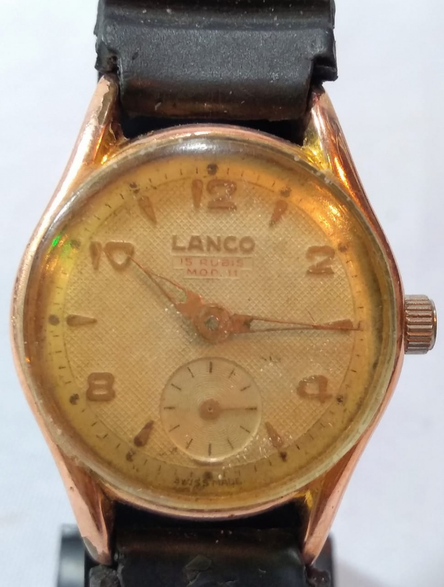 Relógio lanco de pulso antigo Outlet