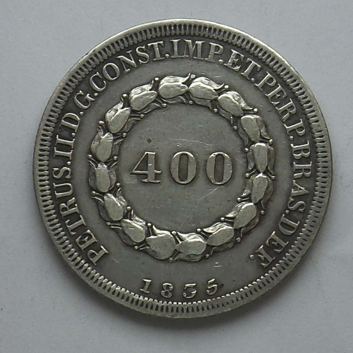 Brasil - 400 réis 1835 - P537