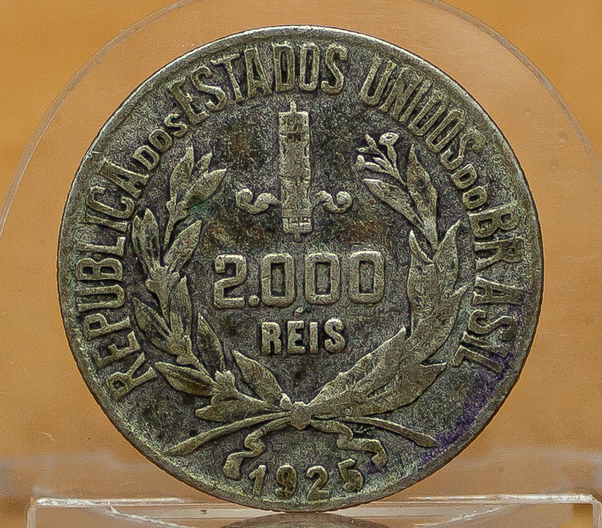 Moeda Do Brasil Do Ano De 1925 Com Valor Facial Em 2000