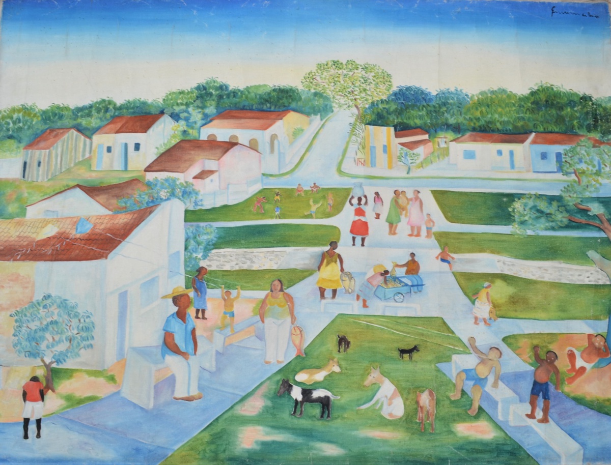 Gervani De Paula Caes Na Praca Ost 74 5 X 100 Cm Prec