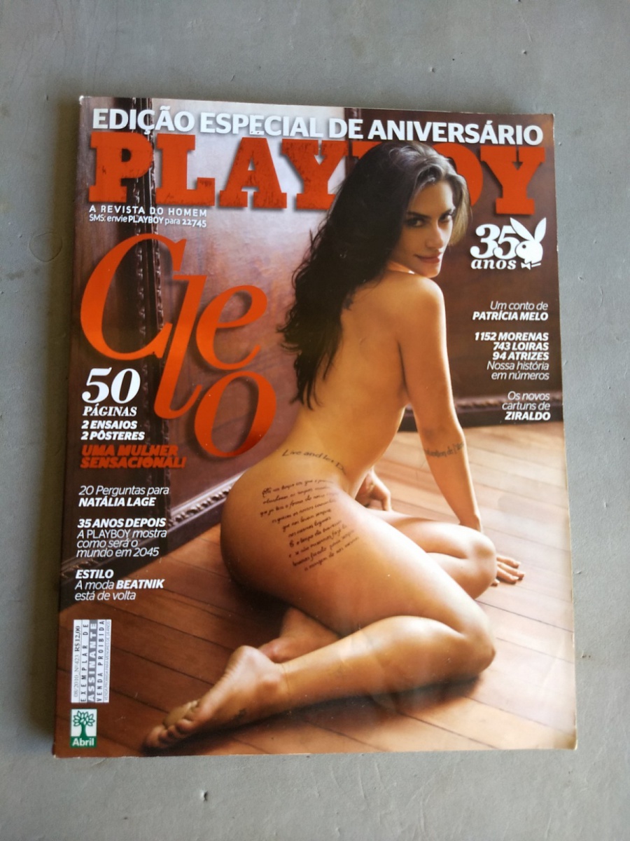 REVISTAS PLAYBOY CLEO PIRES -EDIÇÃO ESPECIAL.