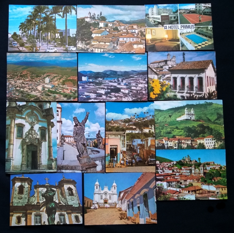 CARTÃO POSTAL (13) Cidades Minas Gerais: Ouro Preto -