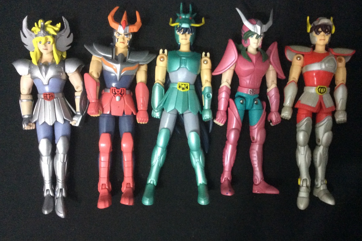 ACTION FIGURE CAVALEIROS DO ZODÍACO BANDAI 2003 , LOTE