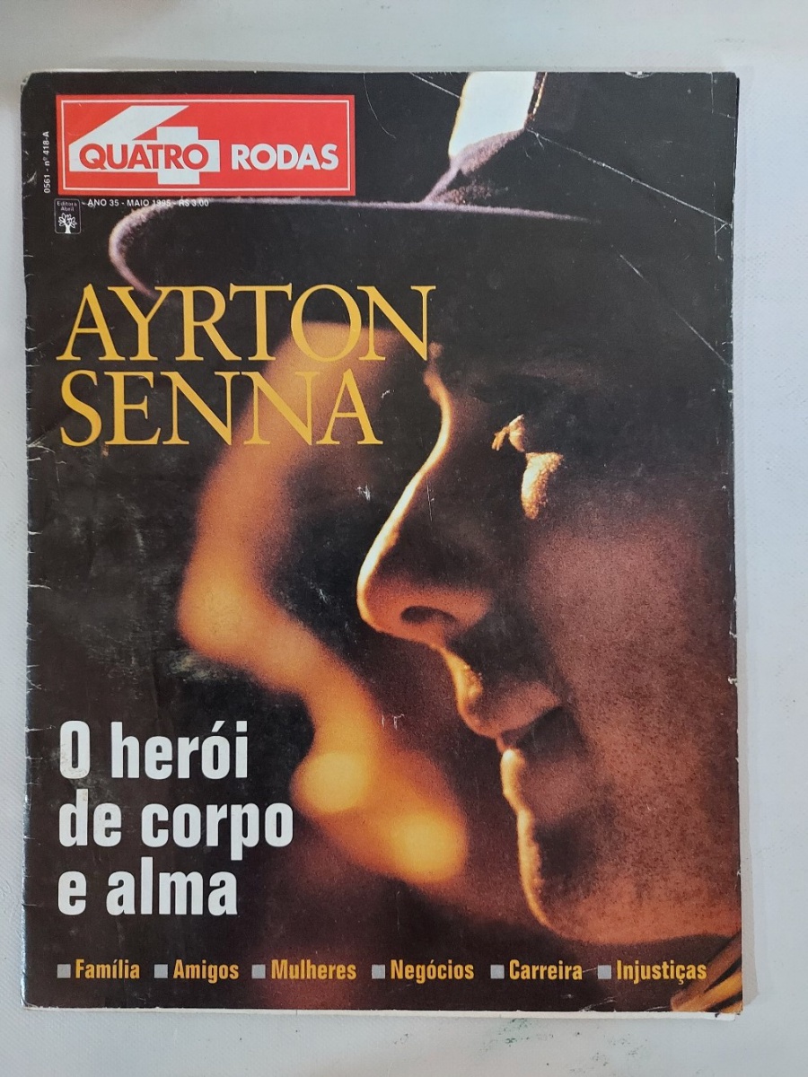 Revista Quatro Rodas Especial Ayrton Senna Ano De