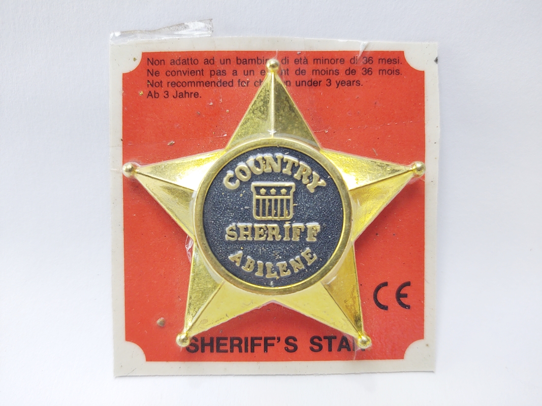 Estrela de Xerife COUNTRY SHERIFF ABILENE, Fabricada